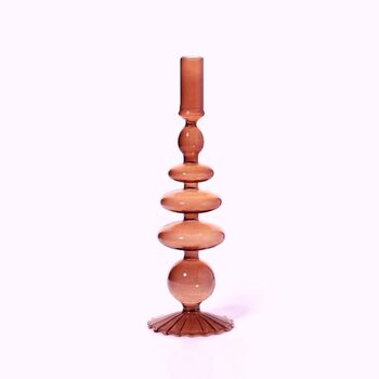 Glass Candlesticks In Assorted Colours, 9 of 10