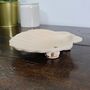 Scallop Shell Soap Dish In Peach, thumbnail 3 of 4