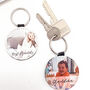 Personalised Photograph Pu Leather Key Ring, thumbnail 3 of 6