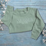 Personalised 'Mummy' Embroidered Family Sweatshirt, thumbnail 6 of 10