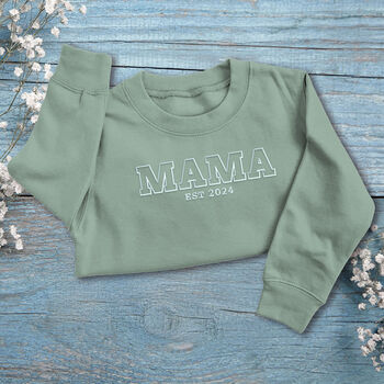 Personalised 'Mummy' Embroidered Family Sweatshirt, 6 of 10