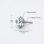 Midnight Vine Ceramic Cabinet Knob, thumbnail 3 of 9