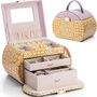 Modern Yellow Jewellery Organiser Travel Box, thumbnail 3 of 7