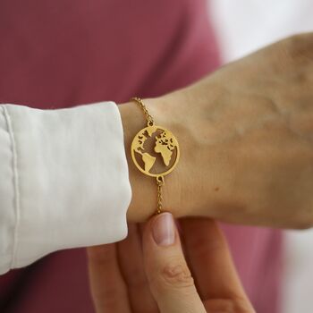 World Map Bracelet, 3 of 5