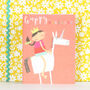 Mini Glittery Unicorn Birthday Card, thumbnail 4 of 5