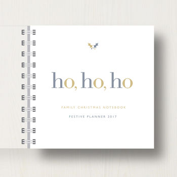 Personalised 'Ho, Ho, Ho' Christmas Small Notebook, 7 of 7