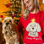 Personalised Merry And Bright Christmas Jumper, thumbnail 1 of 12