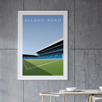 Leeds United Elland Road Revie/East Stand Poster, 4 of 8
