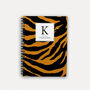 Personalised Fitness Journal Tiger Print, thumbnail 1 of 7