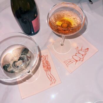 Dinner Girls Cocktail Napkins, 2 of 2