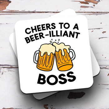 Personalised Mug 'Cheers To A Brilliant Boss', 3 of 3