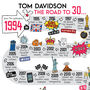30th Birthday Personalised Print ‘The Road To 30’, thumbnail 2 of 10