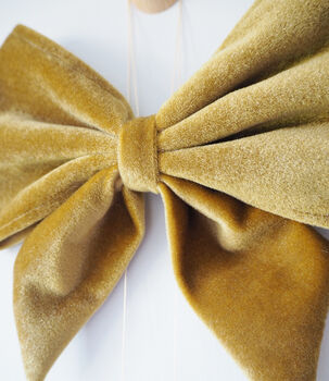 Velvet Decorative Bow, 3 of 7
