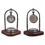 Personalised Desk Clock With Compass, thumbnail 5 of 12