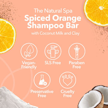 Spiced Orange Shampoo Bar For All Hair Types, 4 of 10