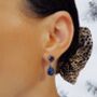 Blue Sapphire Christmas Earrings, thumbnail 1 of 6