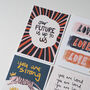 Positivity Postcards Pack Of Six Postcards, thumbnail 3 of 7