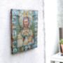 Jesus Christ Icon Print, Greek Orthodox Wall Art, thumbnail 3 of 5