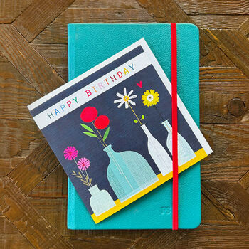 Happy Birthday Flowers Card, 4 of 4