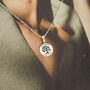 Sterling Silver Family Tree Of Life Engraved Necklace, thumbnail 5 of 10