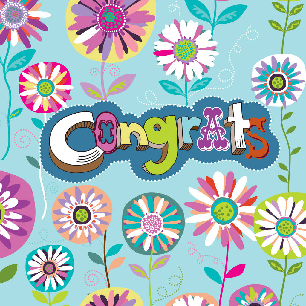 Congratulations Card By Jules and Joe | notonthehighstreet.com