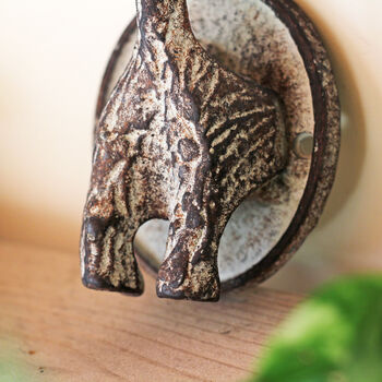 Cast Iron Dog Tail Hook, 4 of 4