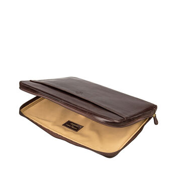 Personalised Macbook 15' Leather Laptop Case 'Verzino', 9 of 12