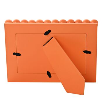 Contemporary Orange Beaded Photo Frame 4' x 6', 3 of 3