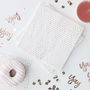Rose Gold Pick And Mix Foiled Spotty Paper Napkins, thumbnail 1 of 3