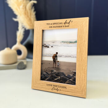 Personalised Special Dad Fathers's Day Photo Frame Gift, 8 of 9