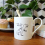 Time For Tea Rex Bone China Mug, thumbnail 3 of 9
