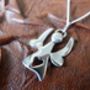 Silver Angel Heart Pendant And Chain, thumbnail 2 of 4