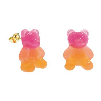 Jelly Bear Ear Stud Earrings, 7 of 8