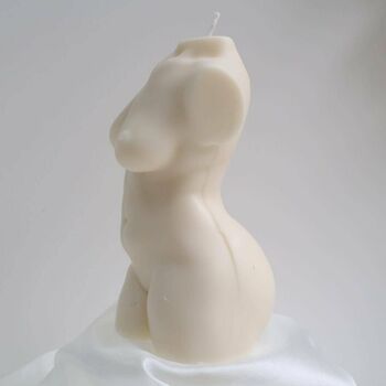 Voluptuous Gaia Goddess Candle In Porcelain, 3 of 3