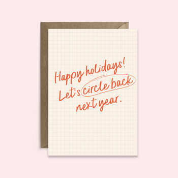 Let's Circle Back | Holiday Card For Coworkers, 3 of 3