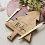 Wooden Personalised Wedding Chopping/Cheese Board, thumbnail 6 of 6