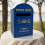 Lockable Personalised Wedding Card Post Box, thumbnail 3 of 5