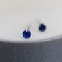 Sterling Silver September Birthstone Earrings, thumbnail 2 of 12