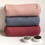 Linen And Lavender Neck Pillow With Buckwheat Hulls, thumbnail 9 of 10