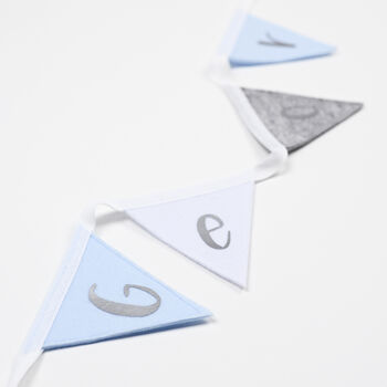 Personalised New Baby Felt Bunting, 4 of 11