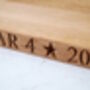 Personalised Chopping Board With Hand Written Engraving, thumbnail 6 of 6