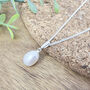 Dainty Peal Pendant Sterling Silver Necklace, thumbnail 1 of 3