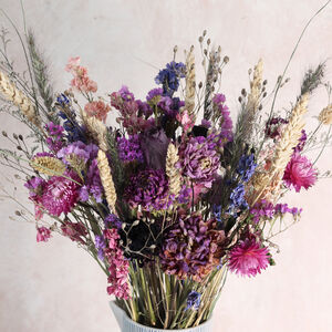 Dried Flower Mini Bouquet - Classic  Nude + White - Moss & Embers Home  Decorum