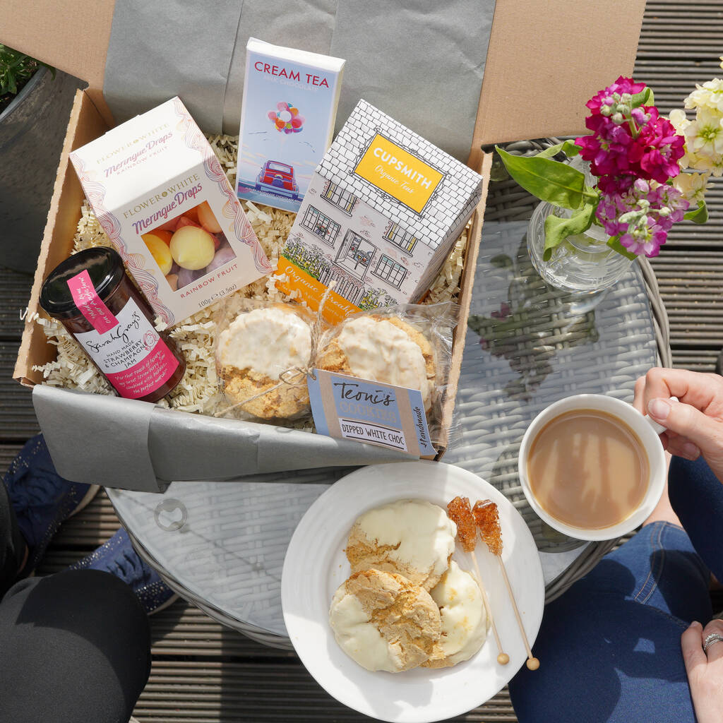 ‘Pick Me Up’ Afternoon Tea Gift Box Set By The Brown Box Gift Company