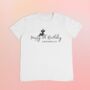 Girls Personalised Fairy Birthday T Shirt, thumbnail 3 of 6