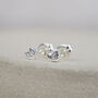 Sterling Silver Mini Heart Studs, thumbnail 1 of 7