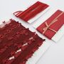 Deep Red, Luxury Heart Ribbon Collection, thumbnail 3 of 9