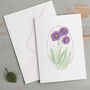 'Spring' Floral Postcard Set, thumbnail 2 of 4