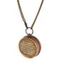 Engraved Bronze Compass Necklace Gift, thumbnail 2 of 12