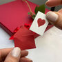 First Paper Wedding Anniversary Mini Card, thumbnail 4 of 9